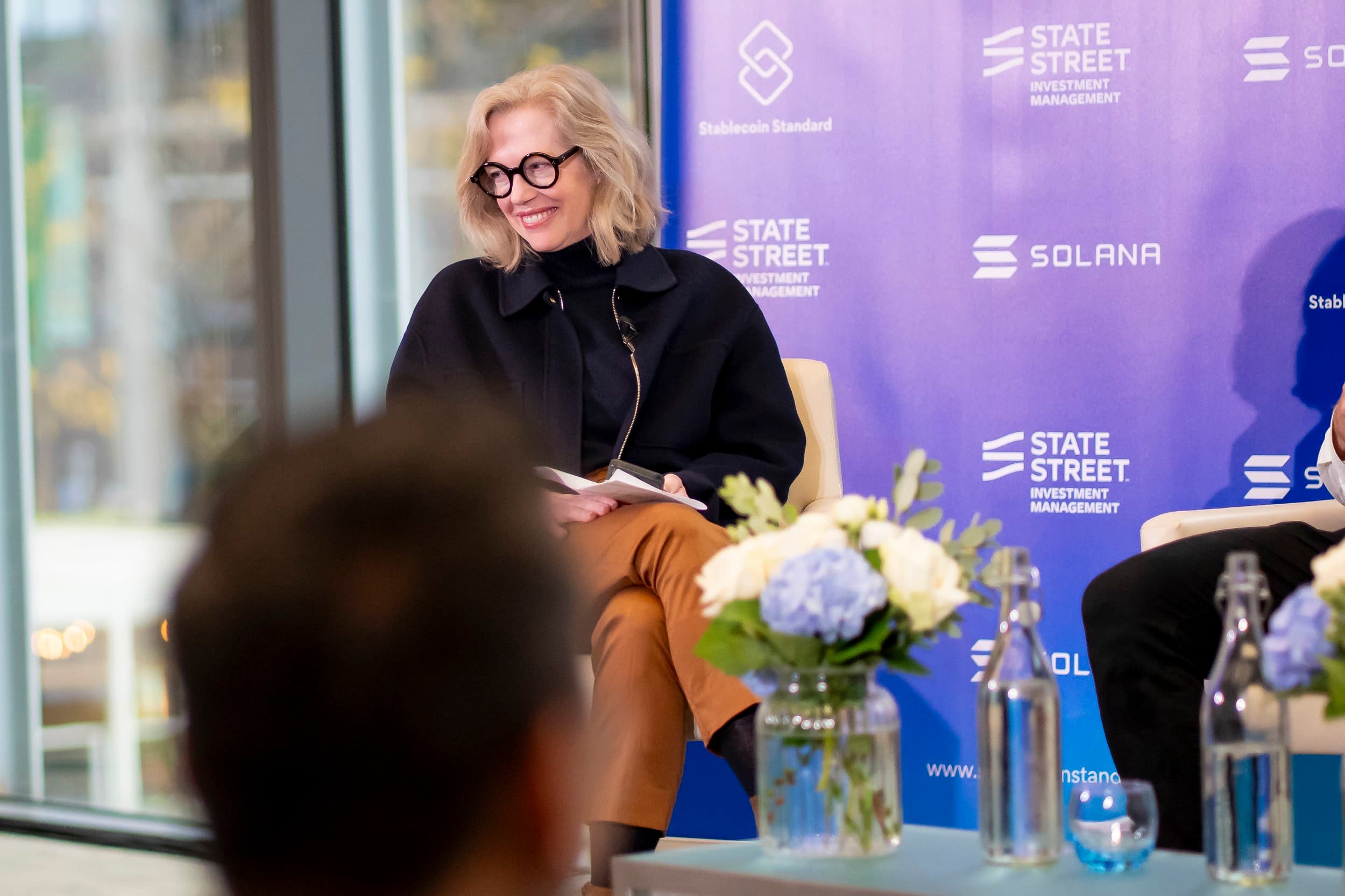 Beth Haddock at Stablecoin Standard with State Street and Solana